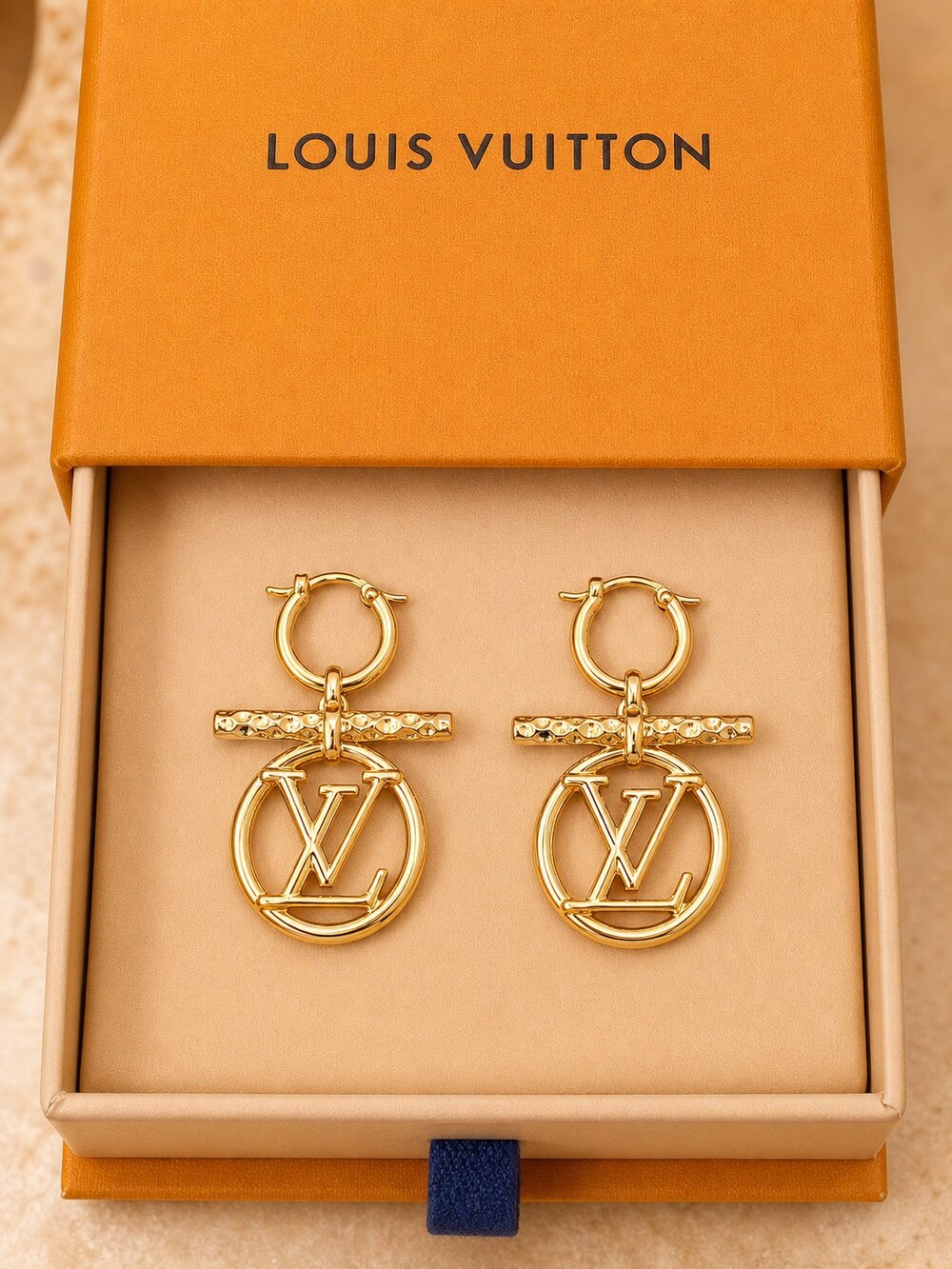 Louis Vuitton Signature Earrings Style 2 | New with Box - Picture 2 of 9